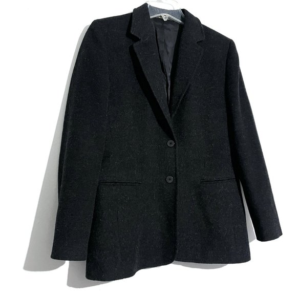 Wool Mohair Two Button Blazer - Picture 6 of 16